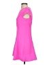 Sugar Lips 100% Polyester Solid Pink Casual Dress Size XS - photo 5