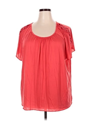 New York Laundry Short Sleeve Blouse (view 1)