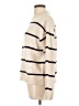 MNG Stripes Ivory Pullover Sweater Size L - photo 5
