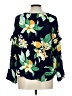 Old Navy 100% Rayon Blue Long Sleeve Blouse Size L - photo 2