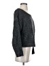 Theory Metallic Gray Wool Pullover Sweater Size S - photo 4