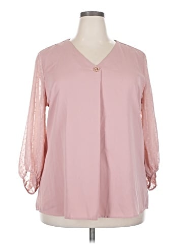 Bebonnie 3/4 Sleeve Blouse (view 1)