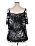 Avenue Black 3/4 Sleeve Blouse Size 14 - 16 Plus - photo 2