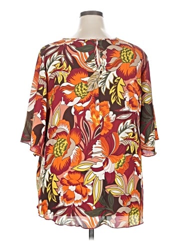 Cha Cha Vente Short Sleeve Blouse (view 2)
