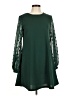 Shein Solid Green Casual Dress Size 6 - photo 1