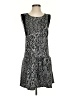 Ella Moss Animal Print Silver Cocktail Dress Size S - photo 1