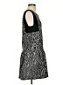 Ella Moss Animal Print Silver Cocktail Dress Size S - photo 4