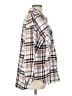 Unbranded Plaid Pink Ivory Coat Size L - photo 4