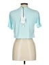 ASOS 100% Polyester Teal Short Sleeve T-Shirt Size 10 - photo 2