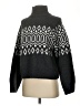 H&M Graphic Gray Turtleneck Sweater Size S - photo 2