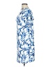 Mango Print Blue Casual Dress Size L - photo 5