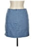 Sandro Solid Blue Denim Skirt Size Lg (3) - photo 2