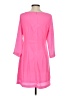 Old Navy 100% Polyester Solid Pink Casual Dress Size S - photo 2