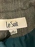 Le Suit 100% Polyester Chevron-herringbone Gray Blazer Size 12 - photo 6