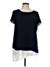 AGB Blue Short Sleeve Blouse Size M - photo 1