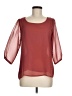 Assorted Brands 100% Polyester Burgundy Pink 3/4 Sleeve Blouse Size M - photo 1