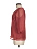Assorted Brands 100% Polyester Burgundy Pink 3/4 Sleeve Blouse Size M - photo 5