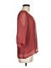 Assorted Brands 100% Polyester Burgundy Pink 3/4 Sleeve Blouse Size M - photo 4