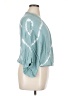 Splendid Teal 3/4 Sleeve Blouse Size XL - photo 4