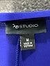 AB Studio Solid Blue Casual Dress Size M - photo 7