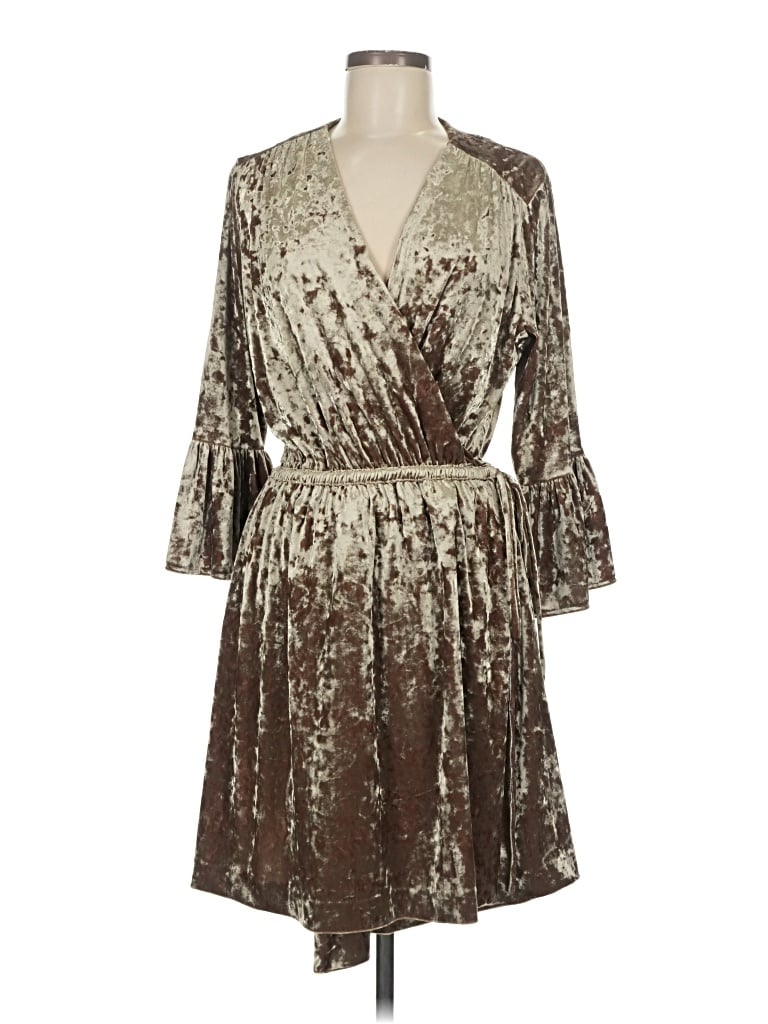 Pre-owned L'agence Cocktail Dress In Brown