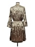 L'Agence Metallic Brown Gold Cocktail Dress Size Med (2) - photo 2