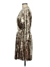 L'Agence Metallic Brown Gold Cocktail Dress Size Med (2) - photo 5