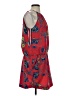 Akira 100% Polyester Print Red Casual Dress Size 4 - photo 4