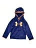 Under Armour 100% Polyester Blue Zip Up Hoodie Size 6 - photo 1
