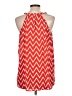 Tacera 100% Polyester Red Sleeveless Blouse Size L - photo 2