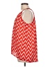 Tacera 100% Polyester Red Sleeveless Blouse Size L - photo 5