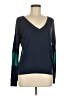 Caslon Color Block Blue Pullover Sweater Size M - photo 1