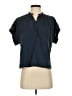 Uniqlo Blue Short Sleeve Blouse Size S - photo 1