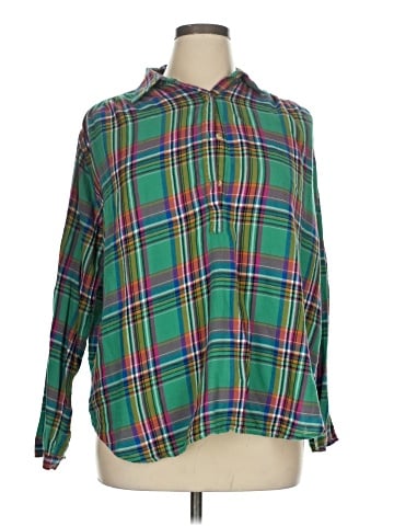 Chaps Long Sleeve Blouse (view 1)