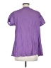 Assorted Brands Purple Short Sleeve Blouse Size M - photo 2