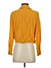 Express 100% Rayon Yellow Long Sleeve Blouse Size S - photo 2
