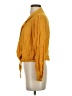 Express 100% Rayon Yellow Long Sleeve Blouse Size S - photo 5