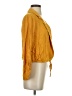 Express 100% Rayon Yellow Long Sleeve Blouse Size S - photo 4
