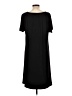 Bisou Bisou Solid Black Casual Dress Size 10 - photo 2