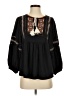 Shyanne Black 3/4 Sleeve Blouse Size S - photo 1