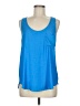 Lush 100% Polyester Blue Sleeveless Top Size M - photo 1