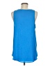 Lush 100% Polyester Blue Sleeveless Top Size M - photo 2