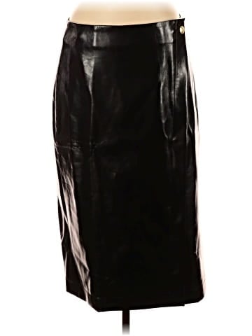J.Crew Collection Faux Leather Skirt (view 1)