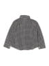 IZOD Checkered-gingham Gray Long Sleeve Button-Down Shirt Size 3T - photo 2