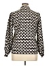 Bobeau Ivory Black Long Sleeve Blouse Size XL - photo 2
