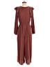 Wilfred 100% Polyester Solid Brown Jumpsuit Size S - photo 1