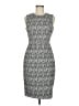 Calvin Klein Graphic Gray Cocktail Dress Size 6 - photo 1