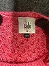 CAbi Chevron-herringbone Pink Pullover Sweater Size M - photo 7