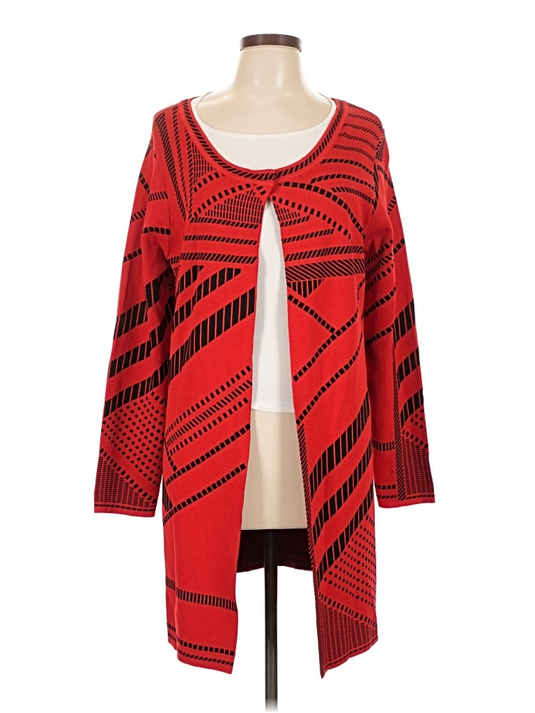 Pre-owned Ashro Cardigan Sweater In Red