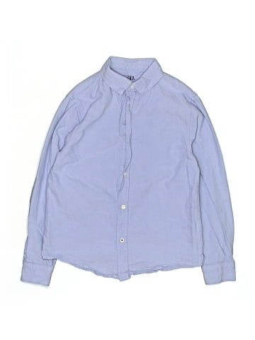 Zara Kids Long Sleeve Button-Down Shirt (view 1)